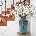 Modern Blue Flower Vase — 11" - View 4