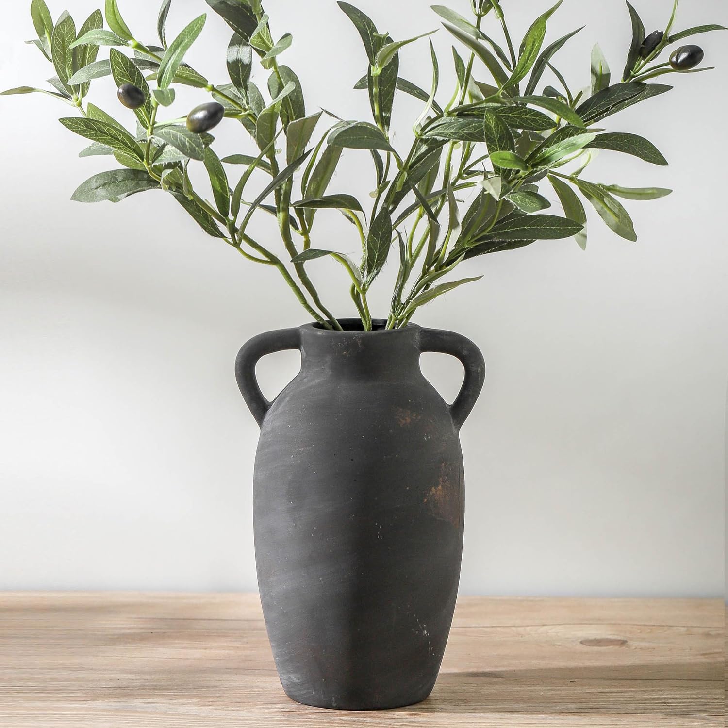 Boho Ceramic Flower Vase — 12" — 110-3-9.6in