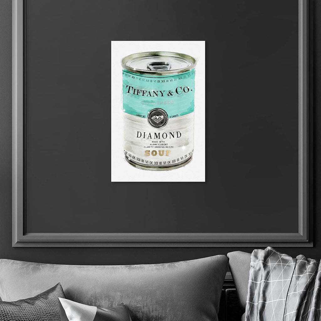 Wrapped Canvas Luxe Fabric Wall Art — 15" - View 4
