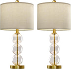 USB Luxe Black Bedside Lamp — 25" - View 9