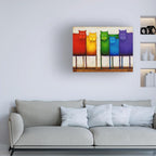 Wrapped Canvas Fabric Canvas Wall Art — 19" - View 3