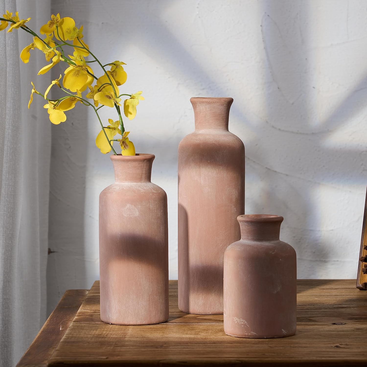Farmhouse Orange Vase Set — 5" - View 5