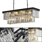 Luxe Black Chandelier — 11-Light - View 8