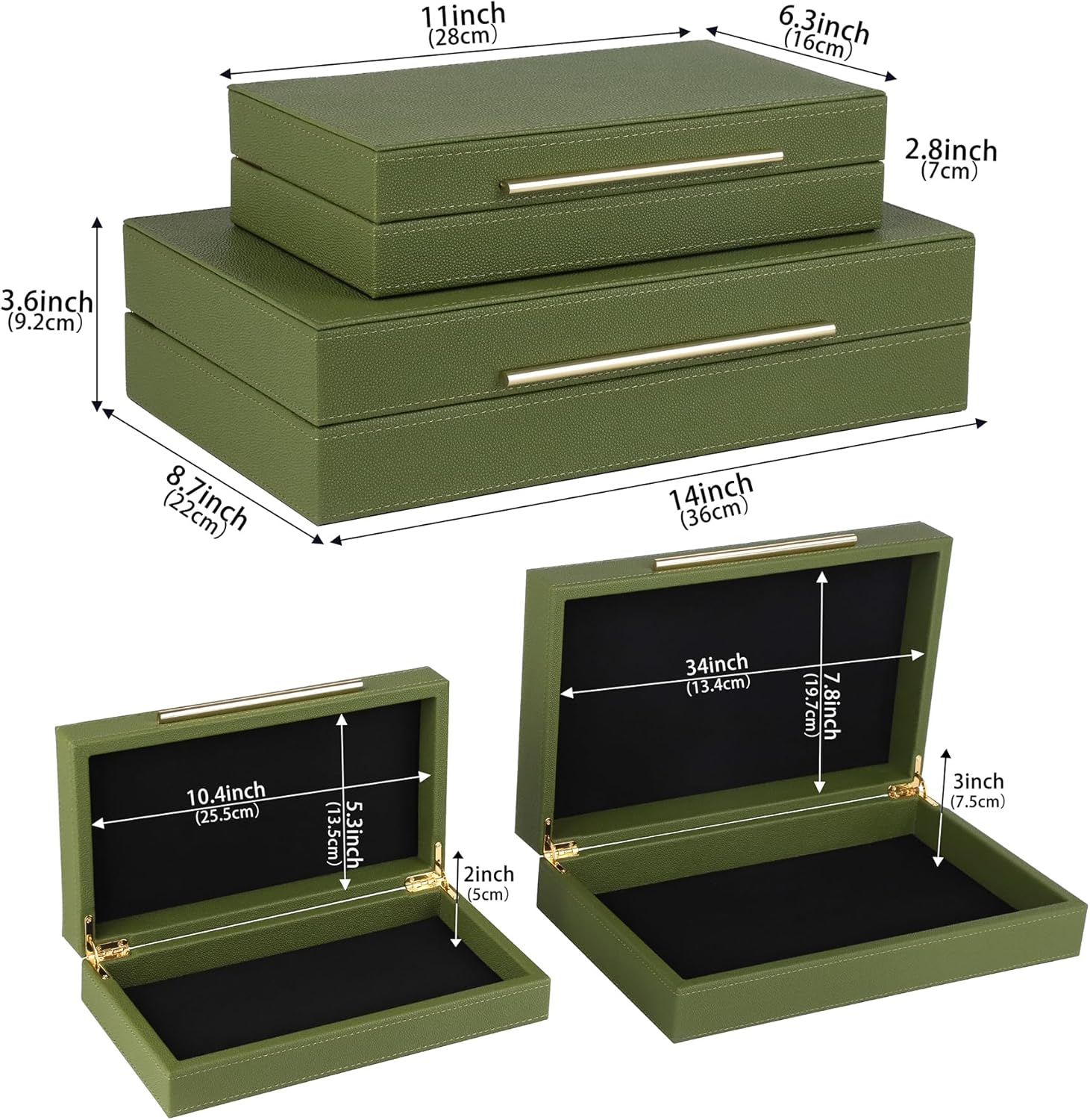 Black Storage Basket — Set of 2 - View 2