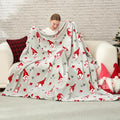 Beige Throw Pillow — 50" — Gnome Love Heart