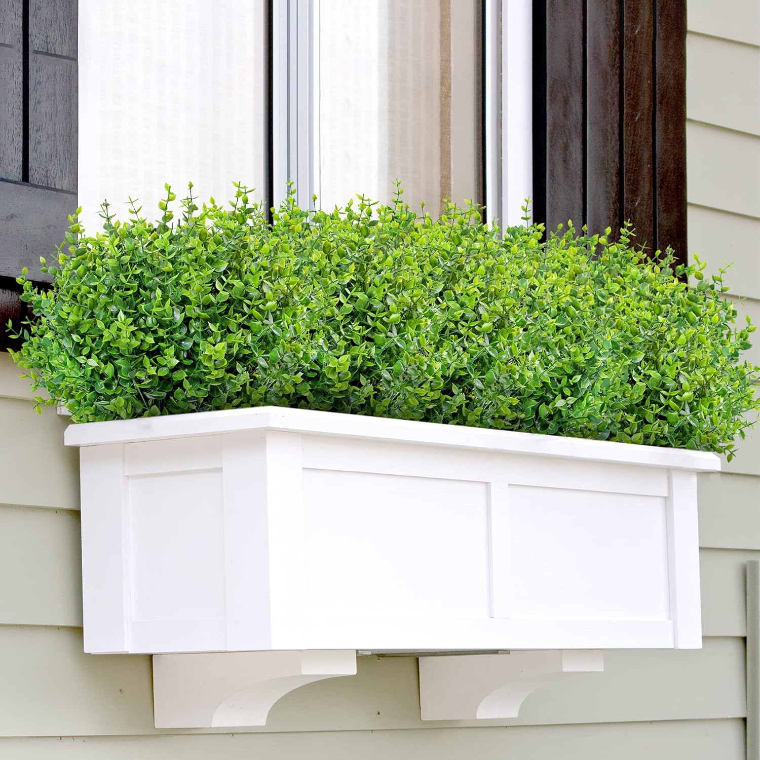 Farmhouse Wood Artificial Plant - View 3