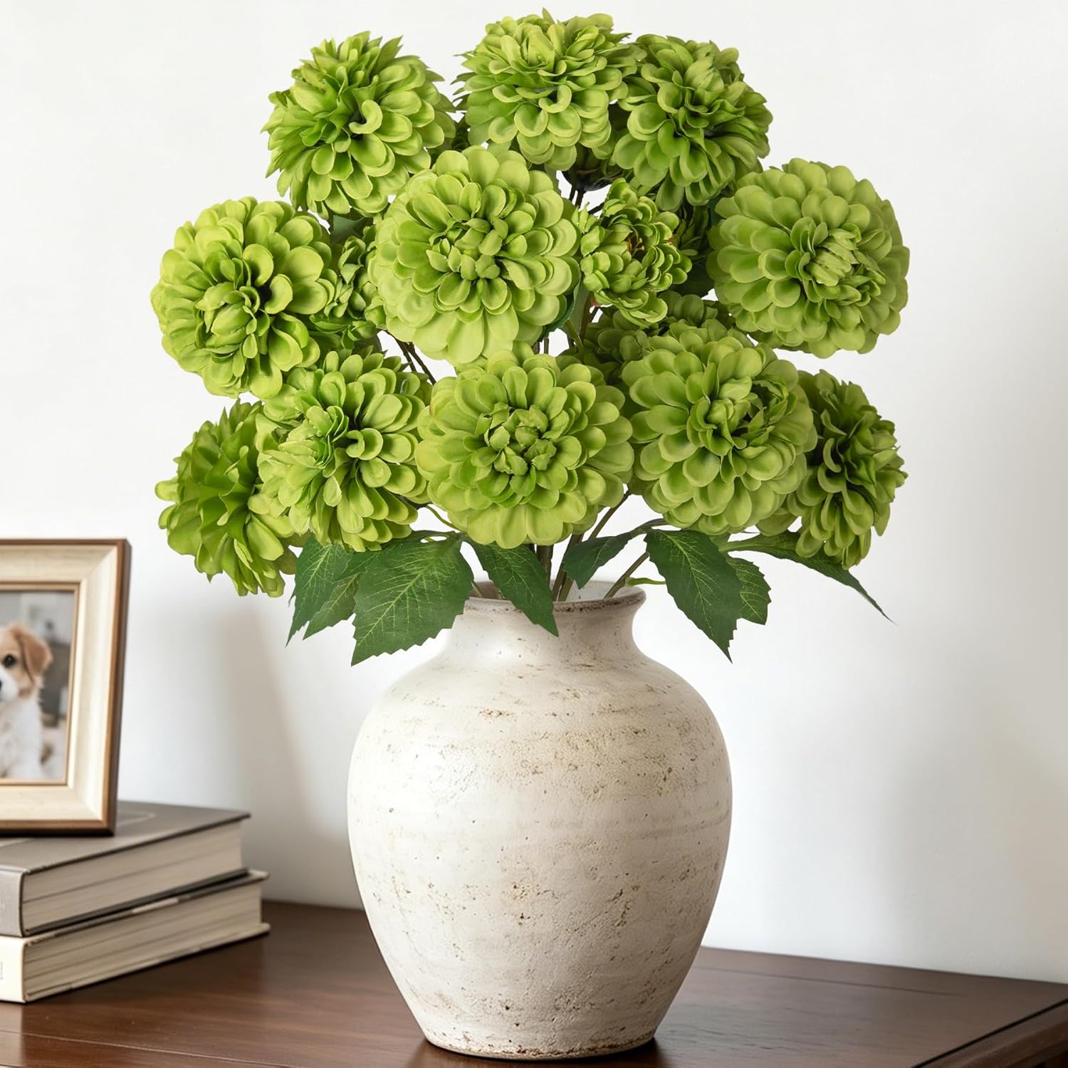 Green Artificial Flowers — Green