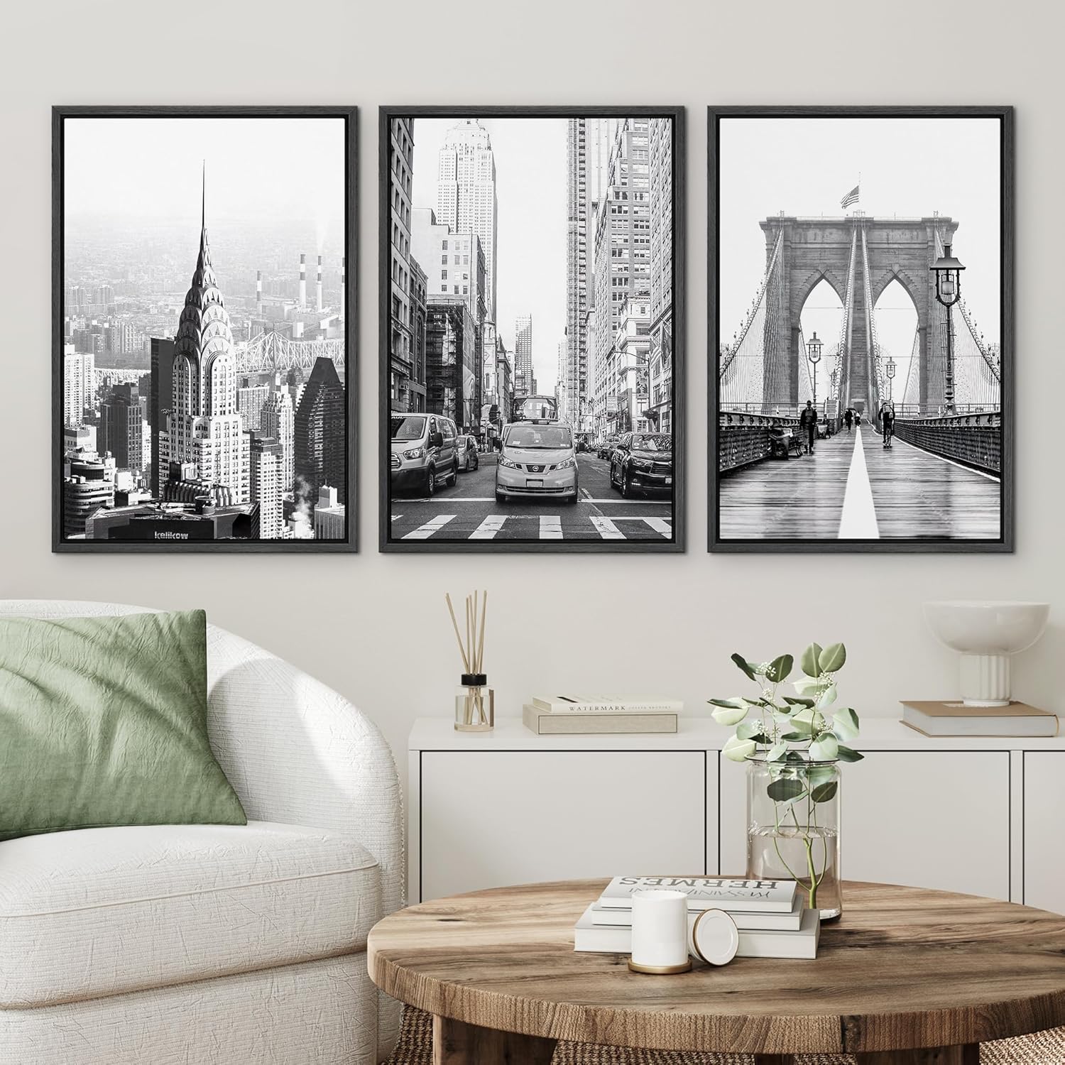 Framed Fabric Wall Art — 24" - View 2