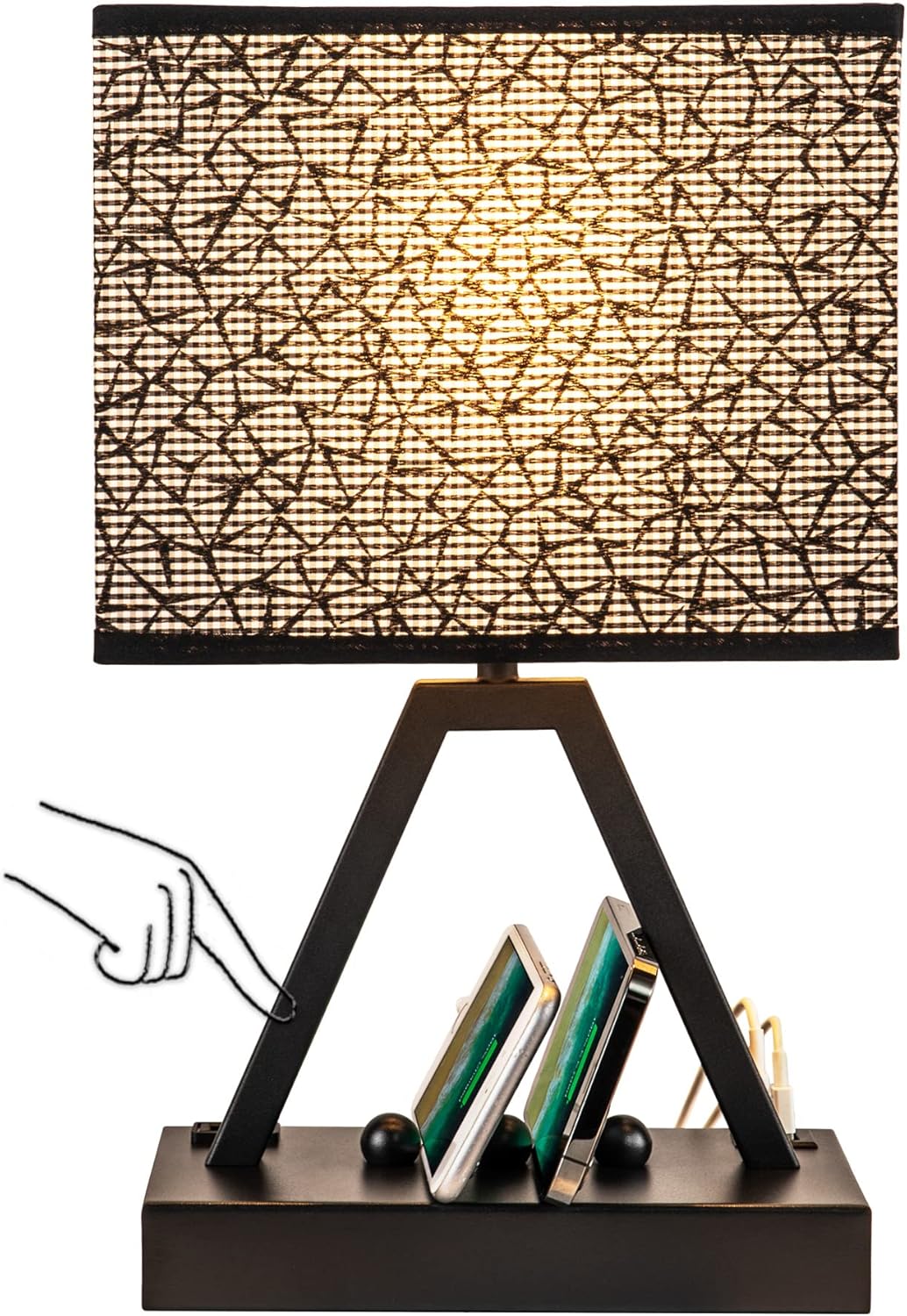 Dimmable Black Bedside Lamp — Miracle Black