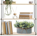 Oval Farmhouse Metal Artificial Plant - View 9