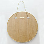 Round Luxe Black Wall Mirror — 12.6" - View 7