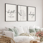 Framed Black Wall Decor — 11"
