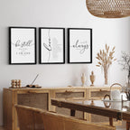 Framed Black Wall Decor — 11" - View 7