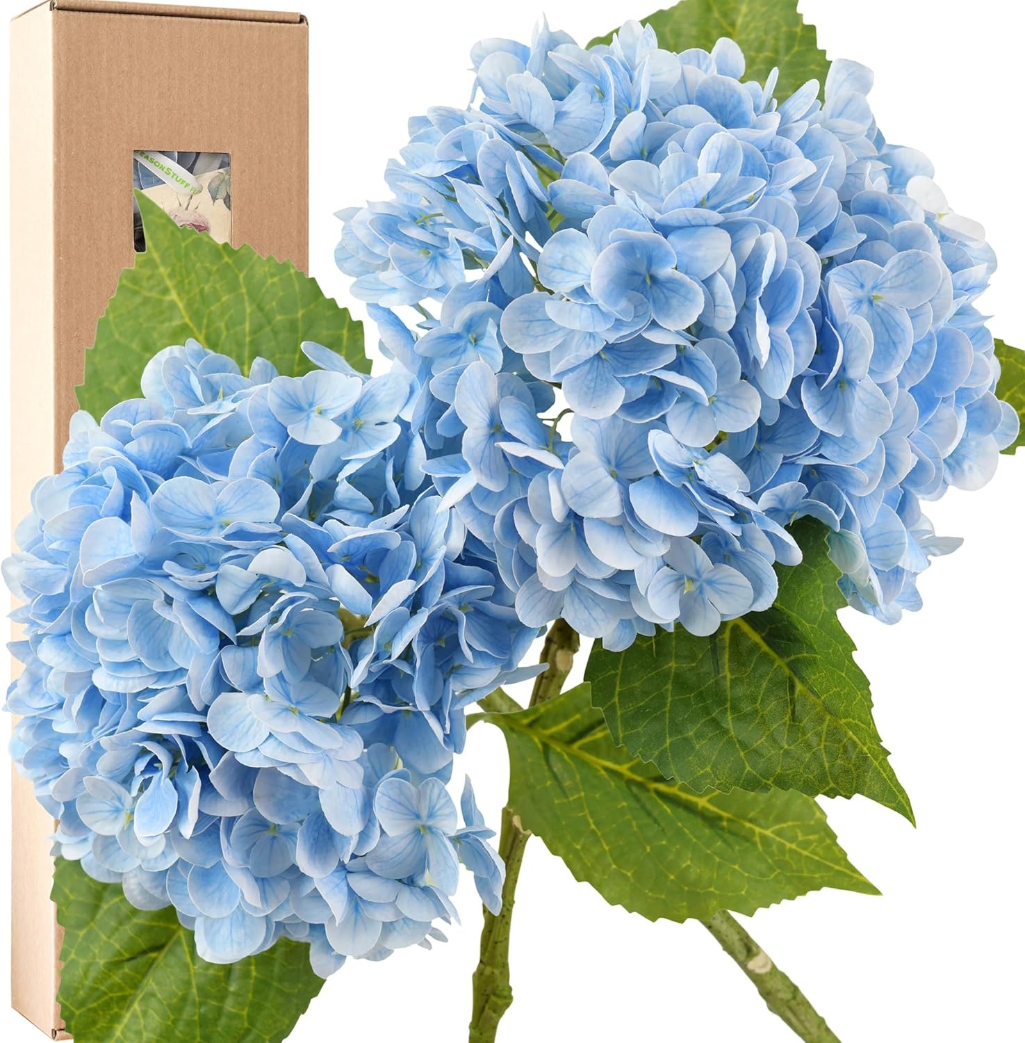Blue Artificial Flowers — Heavenly Blue (2 Stems)