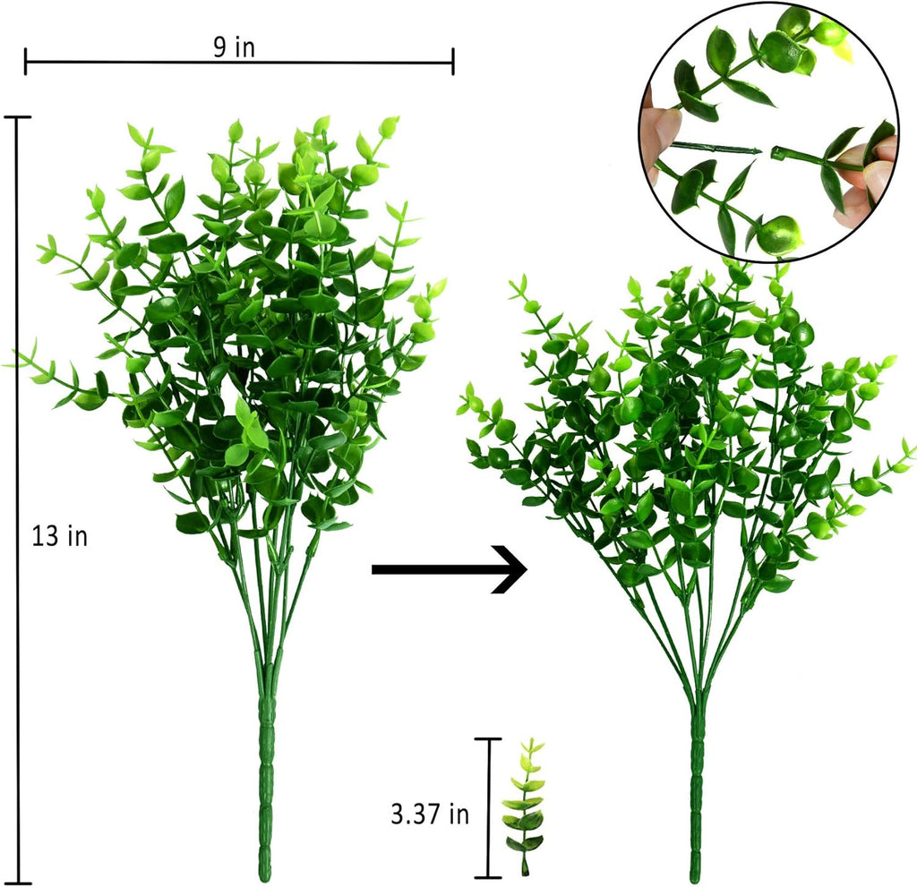 Farmhouse Wood Artificial Plant - View 3