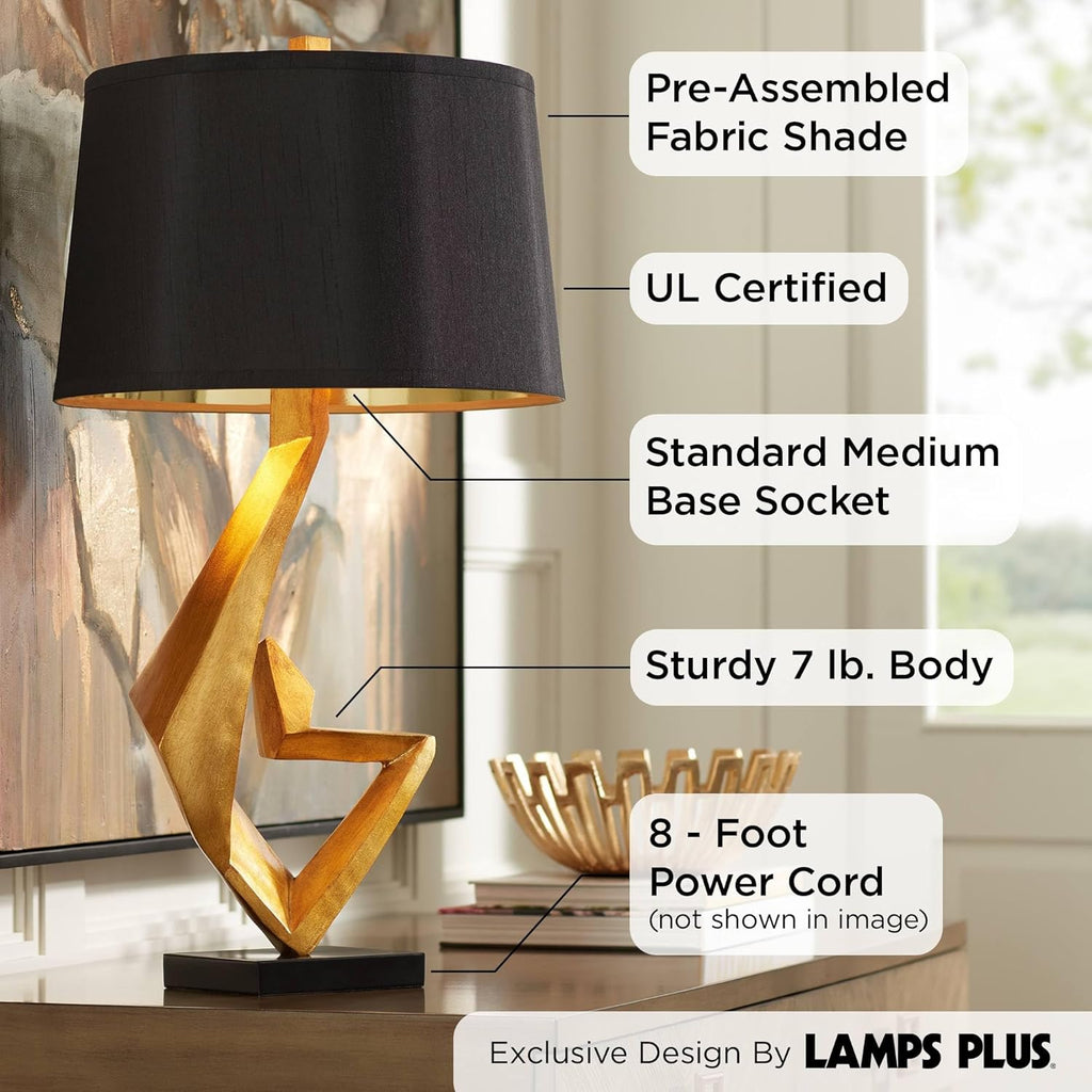 Luxe Metal Table Lamp — 28.5" - View 3