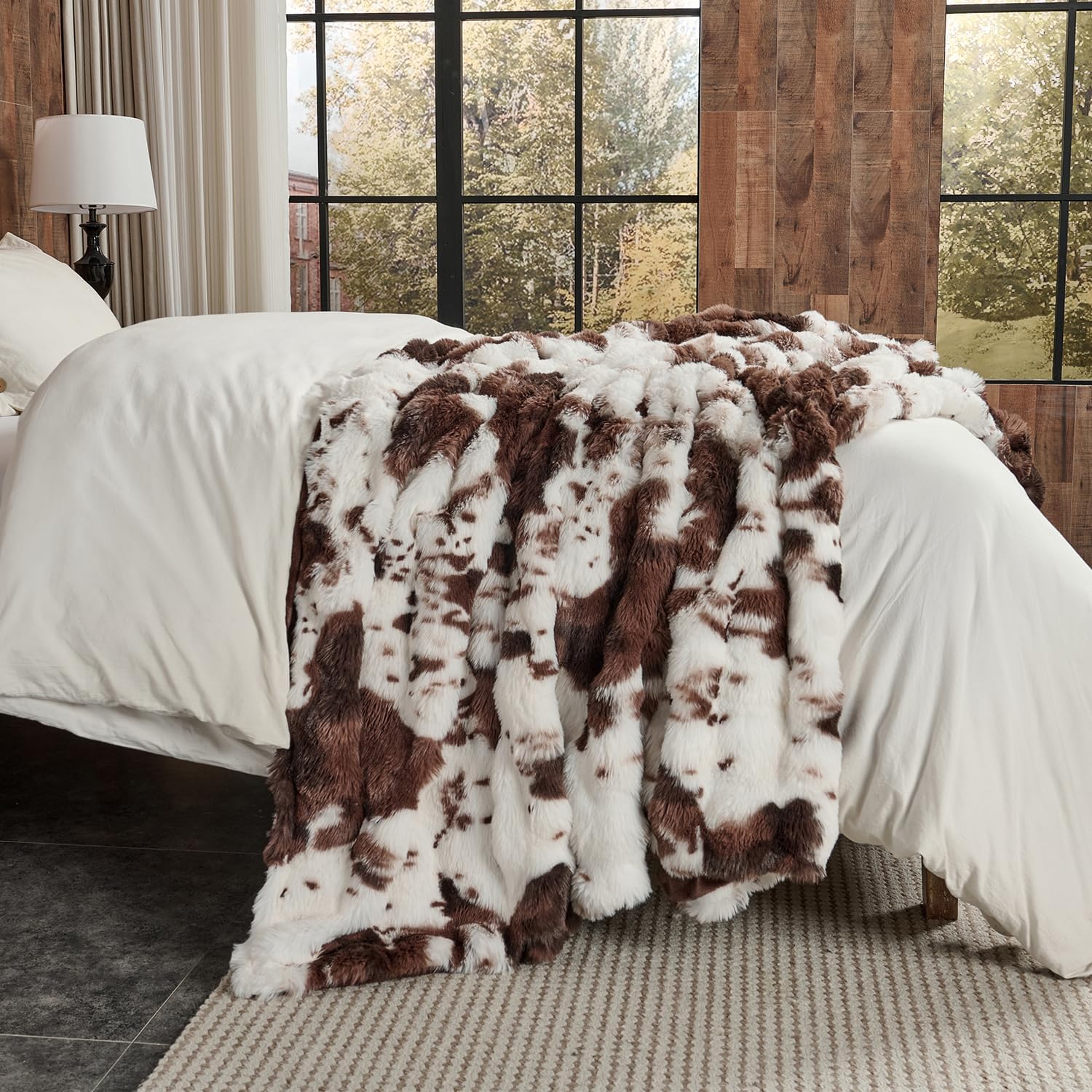 Luxe Beige Throw Pillow — 90" - View 5