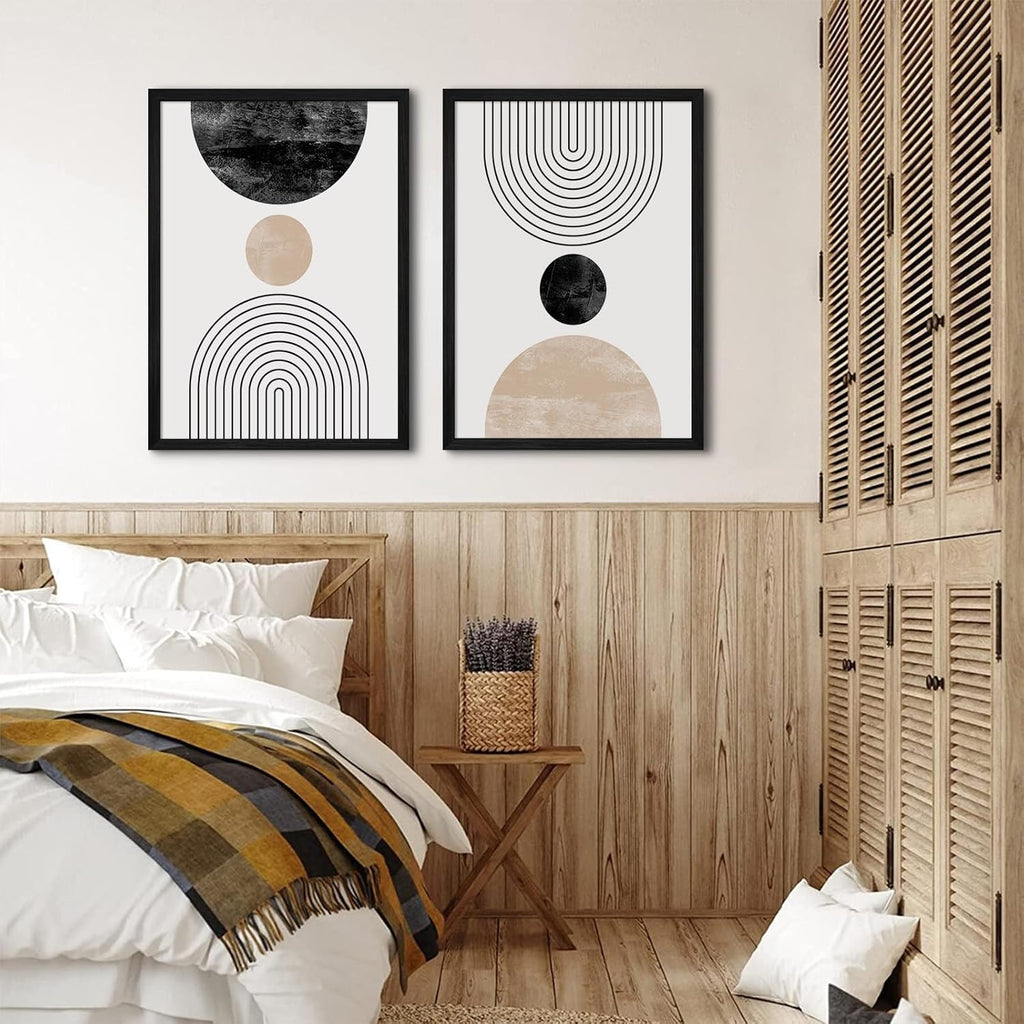 Framed Boho Blue Wall Art Print — 24" - View 6