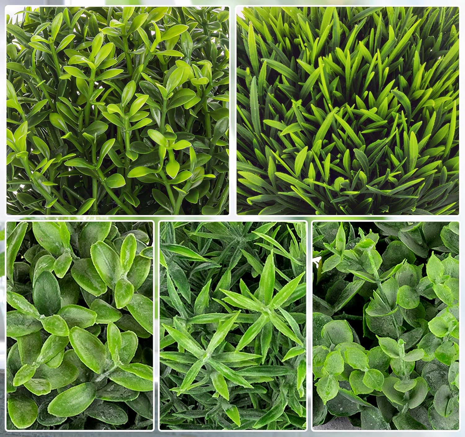Farmhouse Green Faux Plant - View 3