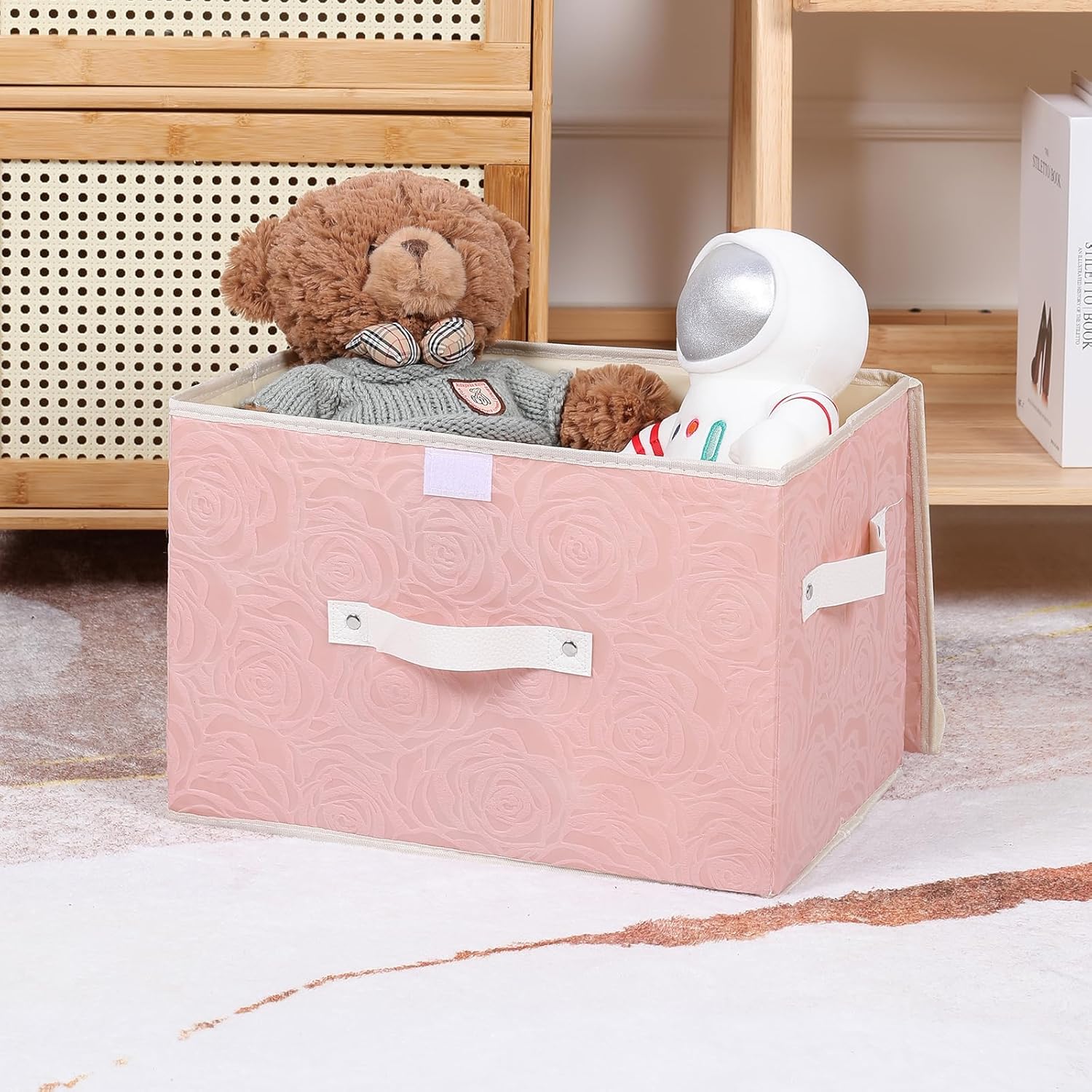 Pink Storage Bin — Set of 1 - View 6