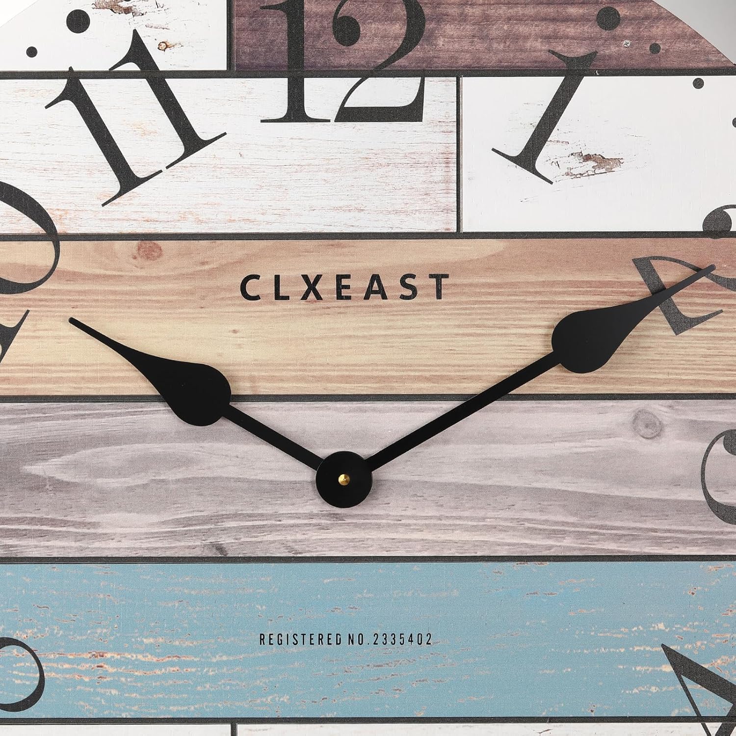 Farmhouse Wood Wall Clock — 24" - View 4