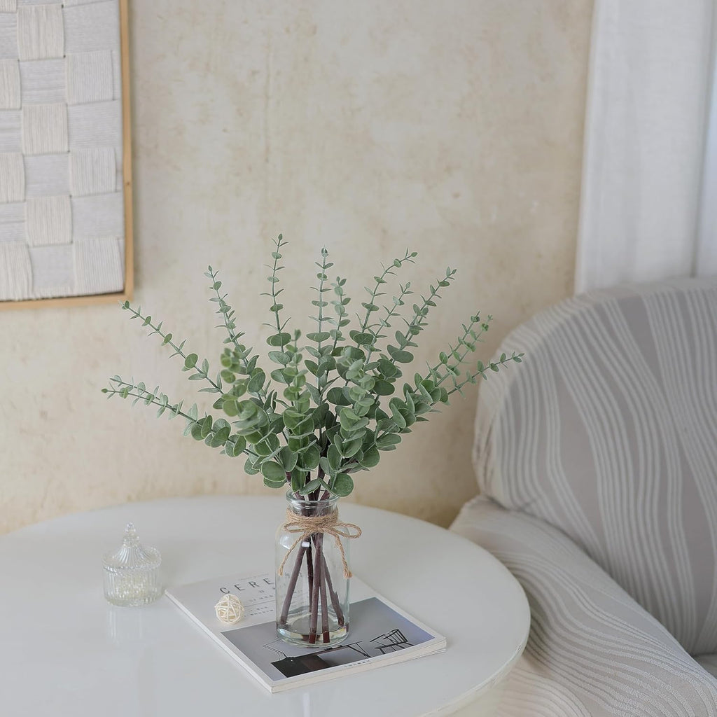 Farmhouse Glass Artificial Plant — 17.5" - View 8