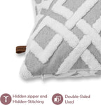 Boho Beige Throw Pillow Cover — 18" - View 3