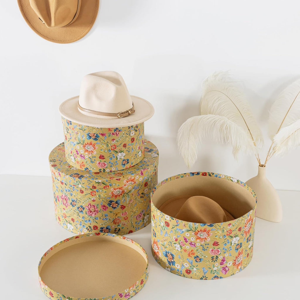 Round Boho Beige Home Decor — Set of 3 - View 3