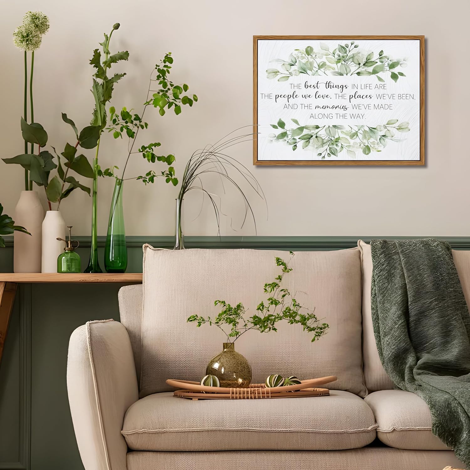 Framed Black Wall Decor — 16" - View 5