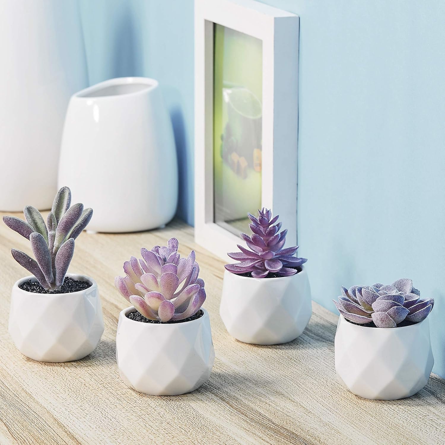 Ceramic Faux Succulent - View 2