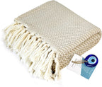 Boho Beige Throw Pillow - View 9