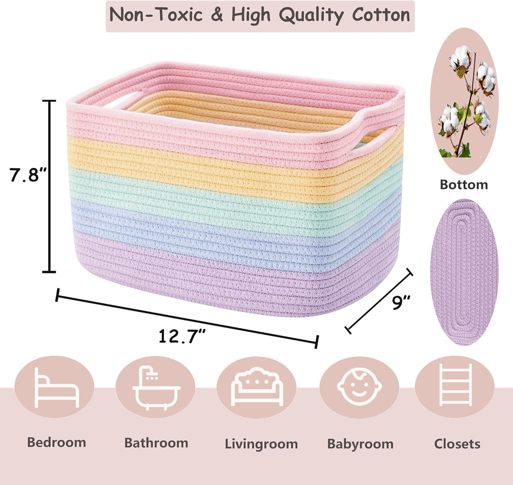 Boho Brown Storage Basket — Set of 4 - View 3