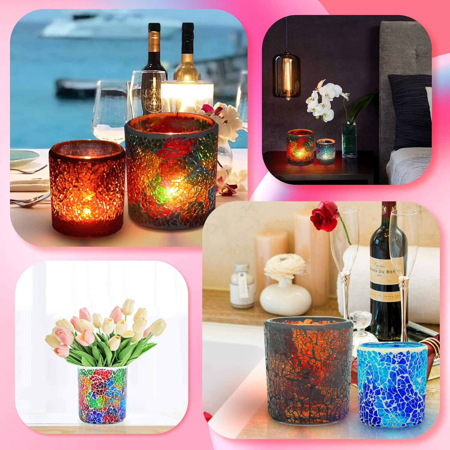 Silver Candle — Set of 3 - View 5