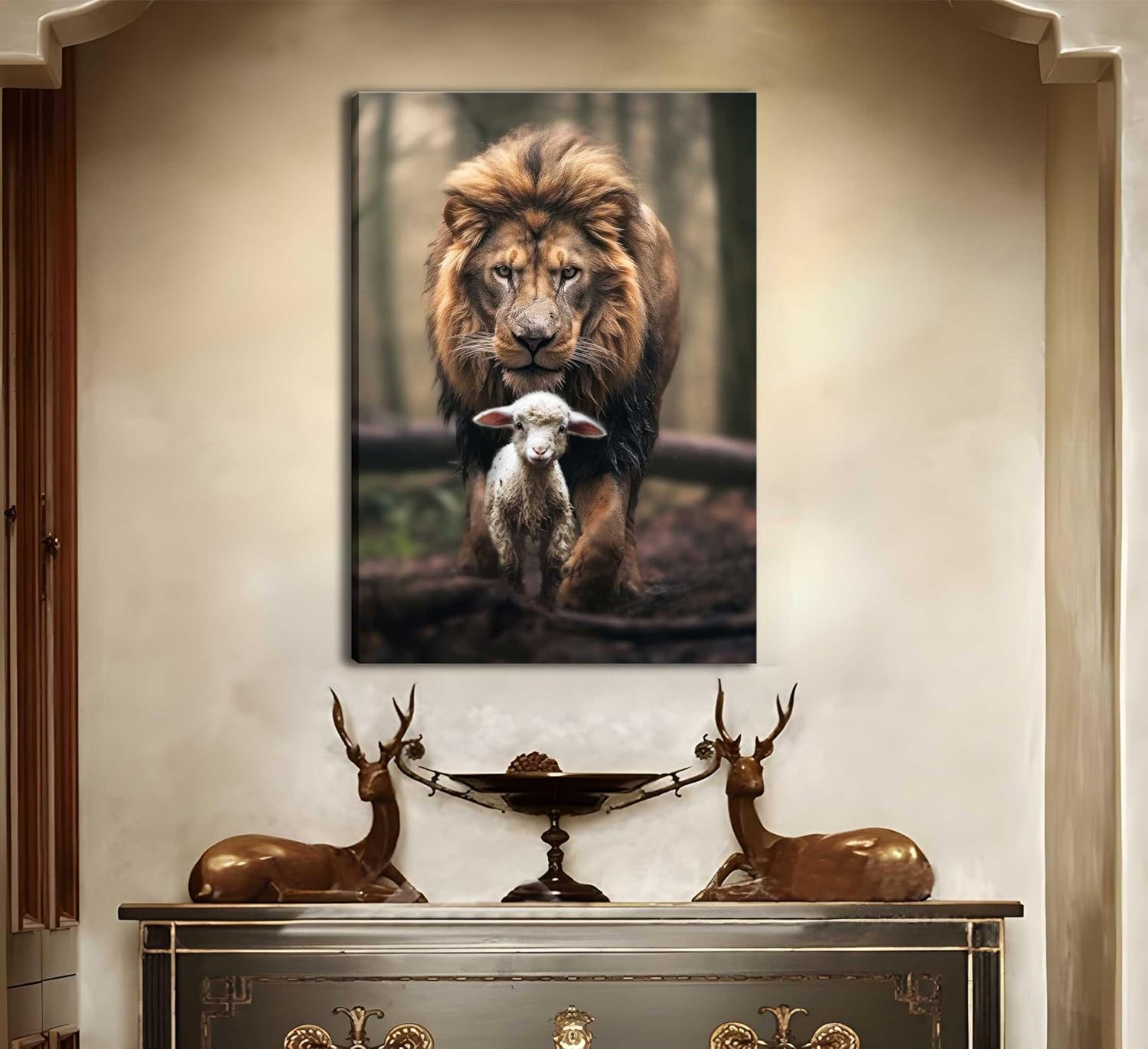 Framed Fabric Canvas Wall Art — 36" - View 2