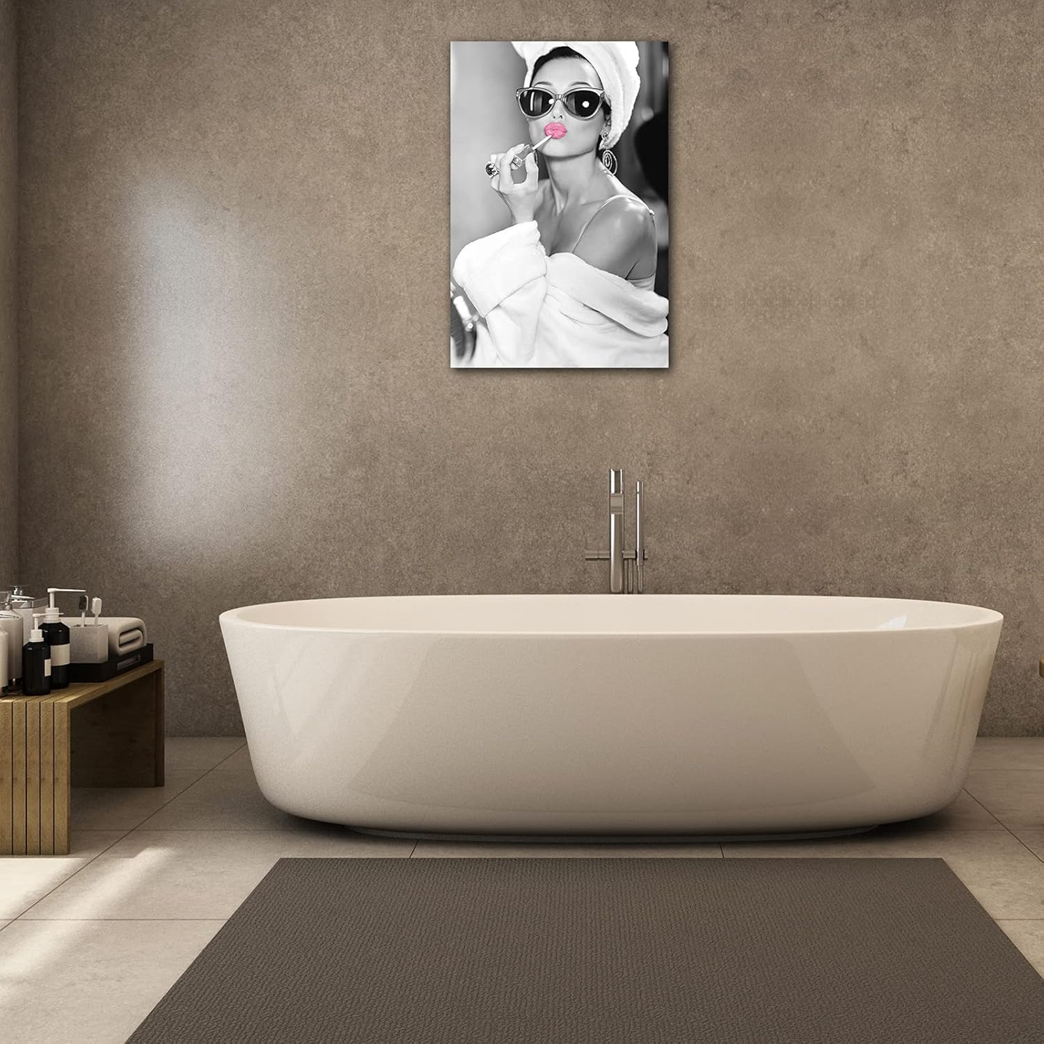 Vintage Fabric Canvas Wall Art — 18" - View 2