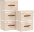 Linen Beige Basket — 15.0" — Beige