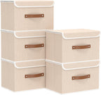Linen Beige Basket — 15.0" — Beige
