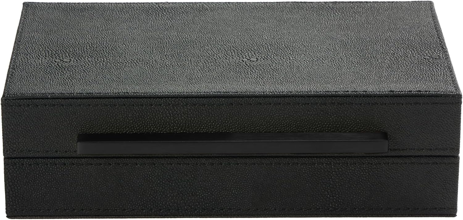 Luxe Black Storage Basket — 1pack