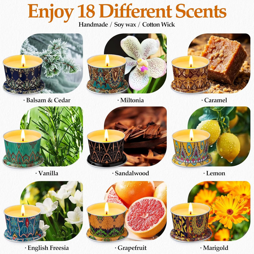 Soy Wax Metal Scented Candle - View 3