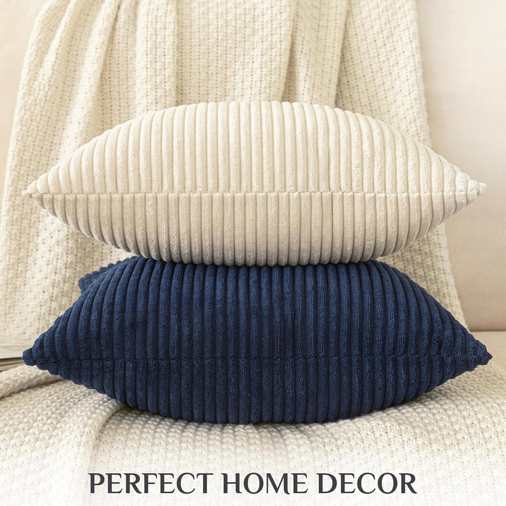 Boho Beige Throw Pillow Cover — 18" - View 6