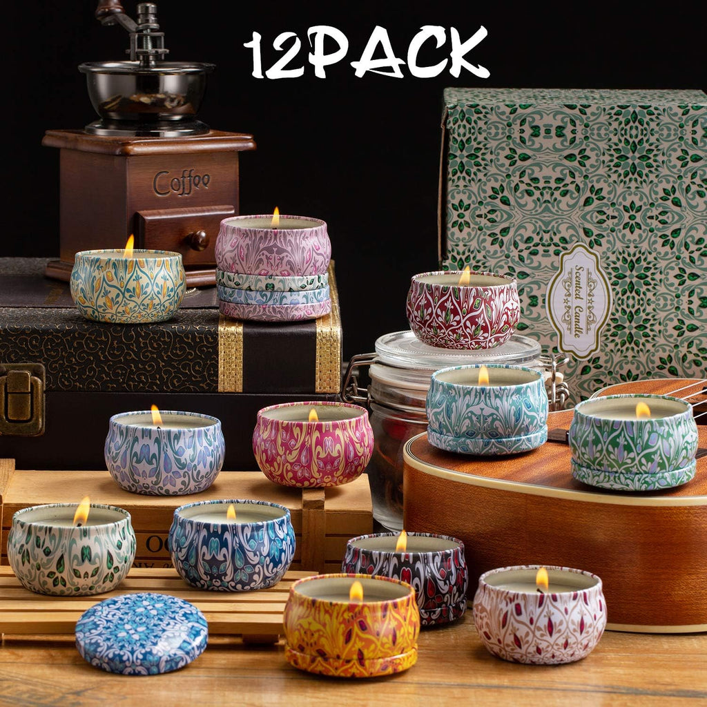 Soy Wax Wax Scented Candle — Set of 12 - View 5