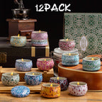 Soy Wax Wax Scented Candle — Set of 12 - View 5