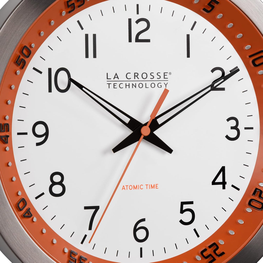 Mid-Century Black Wall Clock — 10" - View 5