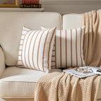 Boho Beige Throw Pillow Cover — 20" - View 2