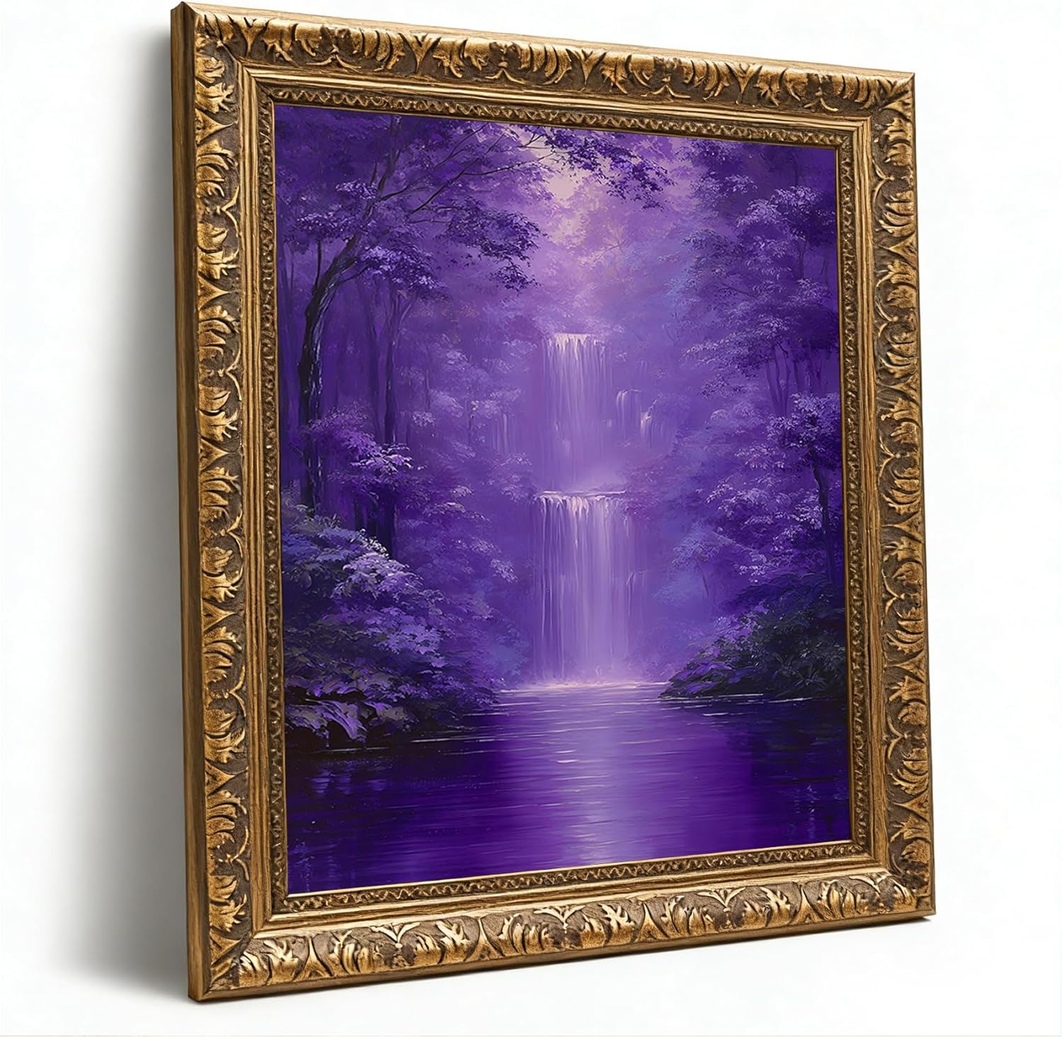 Framed Luxe Fabric Wall Decor — 8" — Picture 27