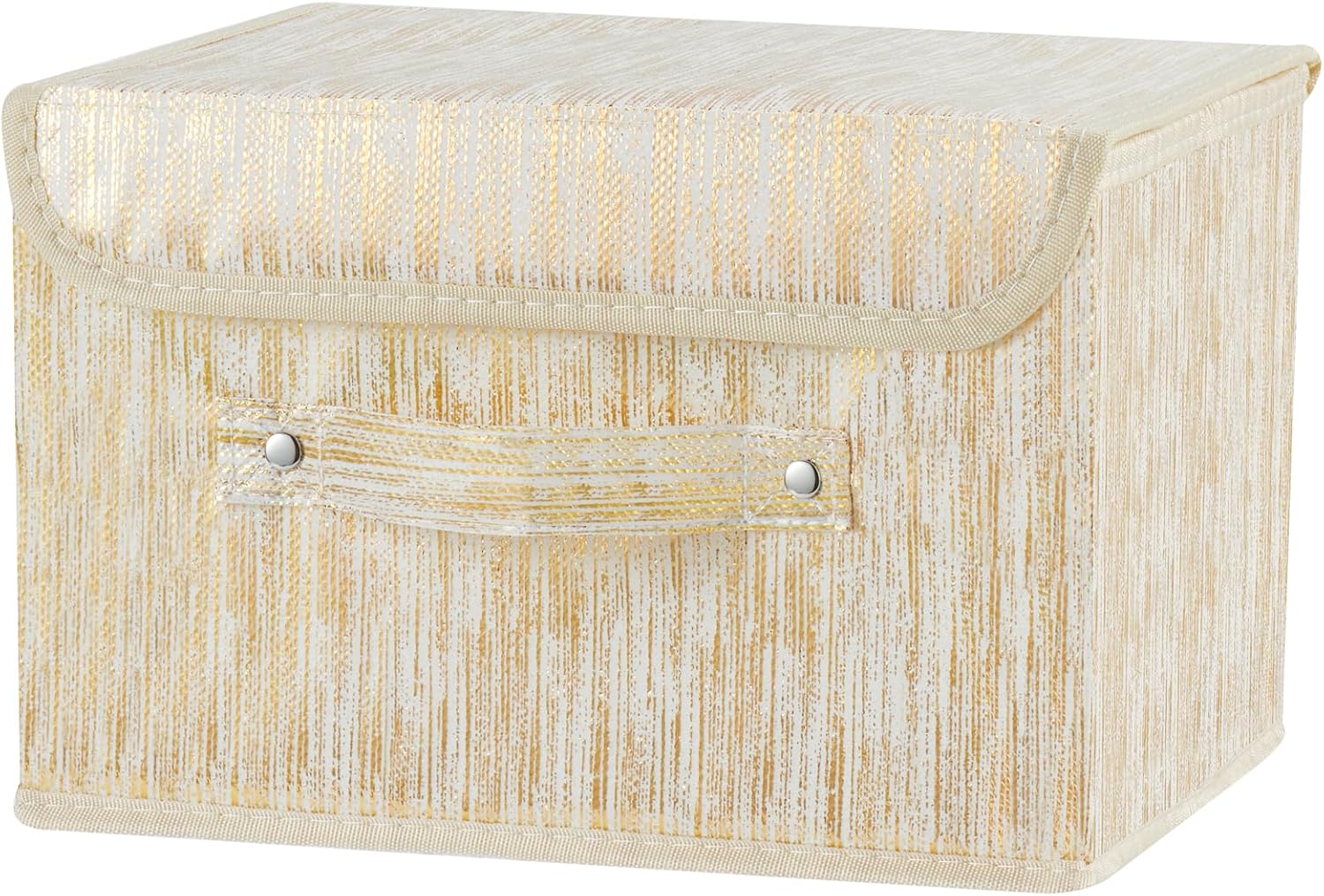 Luxe Gold Storage Bin — Set of 1 — Small (Set of 1)
