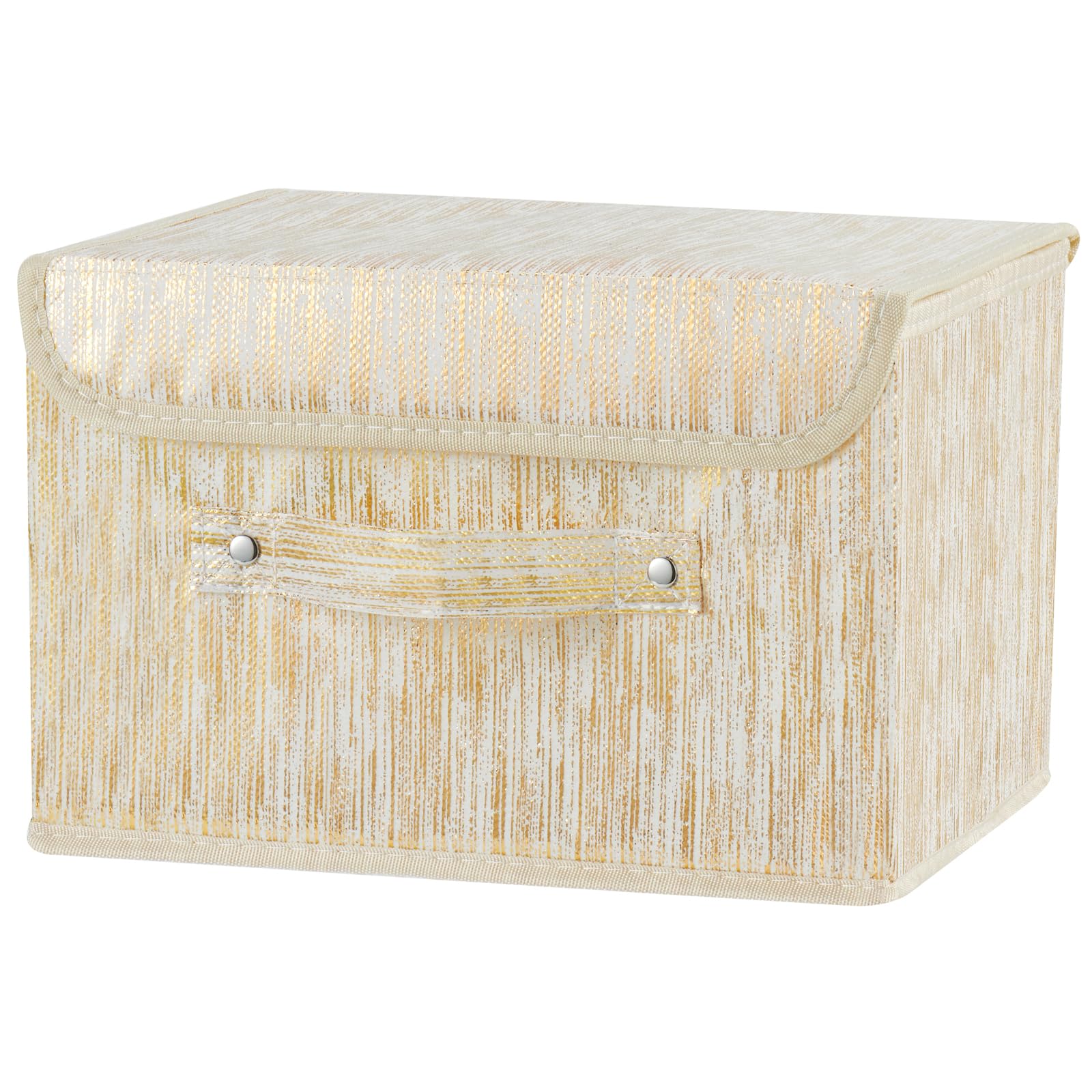 Luxe Gold Storage Bin — Set of 1