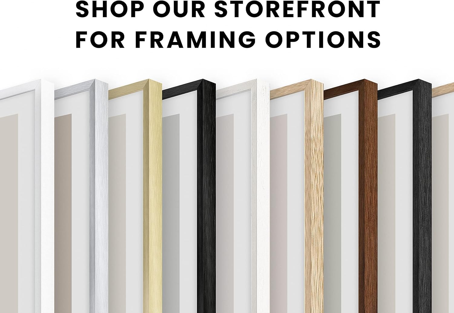 Framed Black Wall Decor — Set of 6 - View 8