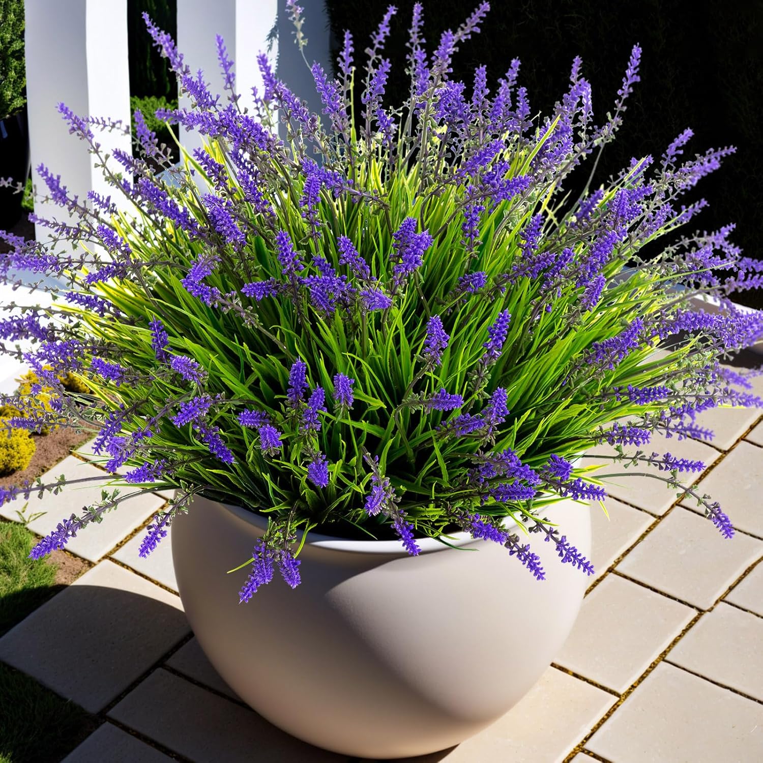 Brown Faux Plant — Purple