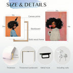 Modern Black Wall Decor — 16" - View 6